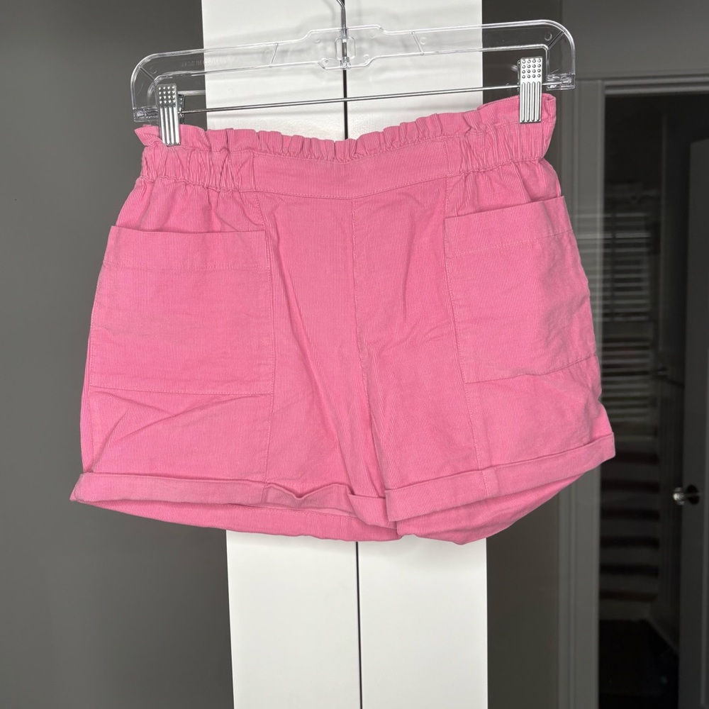 J. Crew Crewcuts Girls' Pull-on Short Wide-wale Corduroy Pink